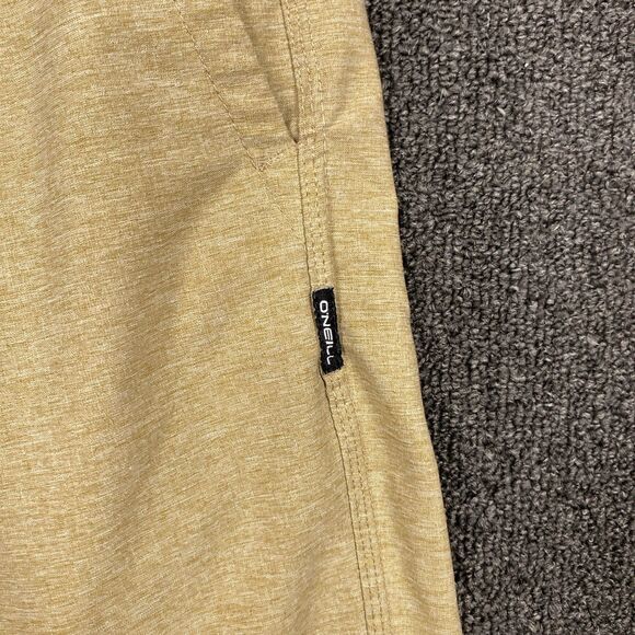 O’Neill Shorts Casual Hybrid Khaki Drawstring Mens Shorts Size 36 - Picture 3 of 8